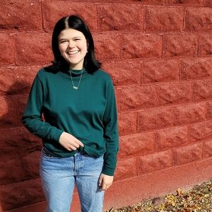 90s L.L. Bean Green Turtleneck